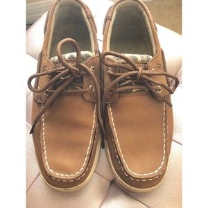 Sperry Top-Sider shoes with Cheetah print accent